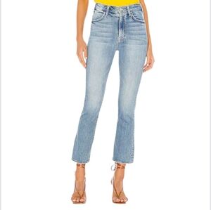MOTHER Light Blue Ankle & Cropped Jeans